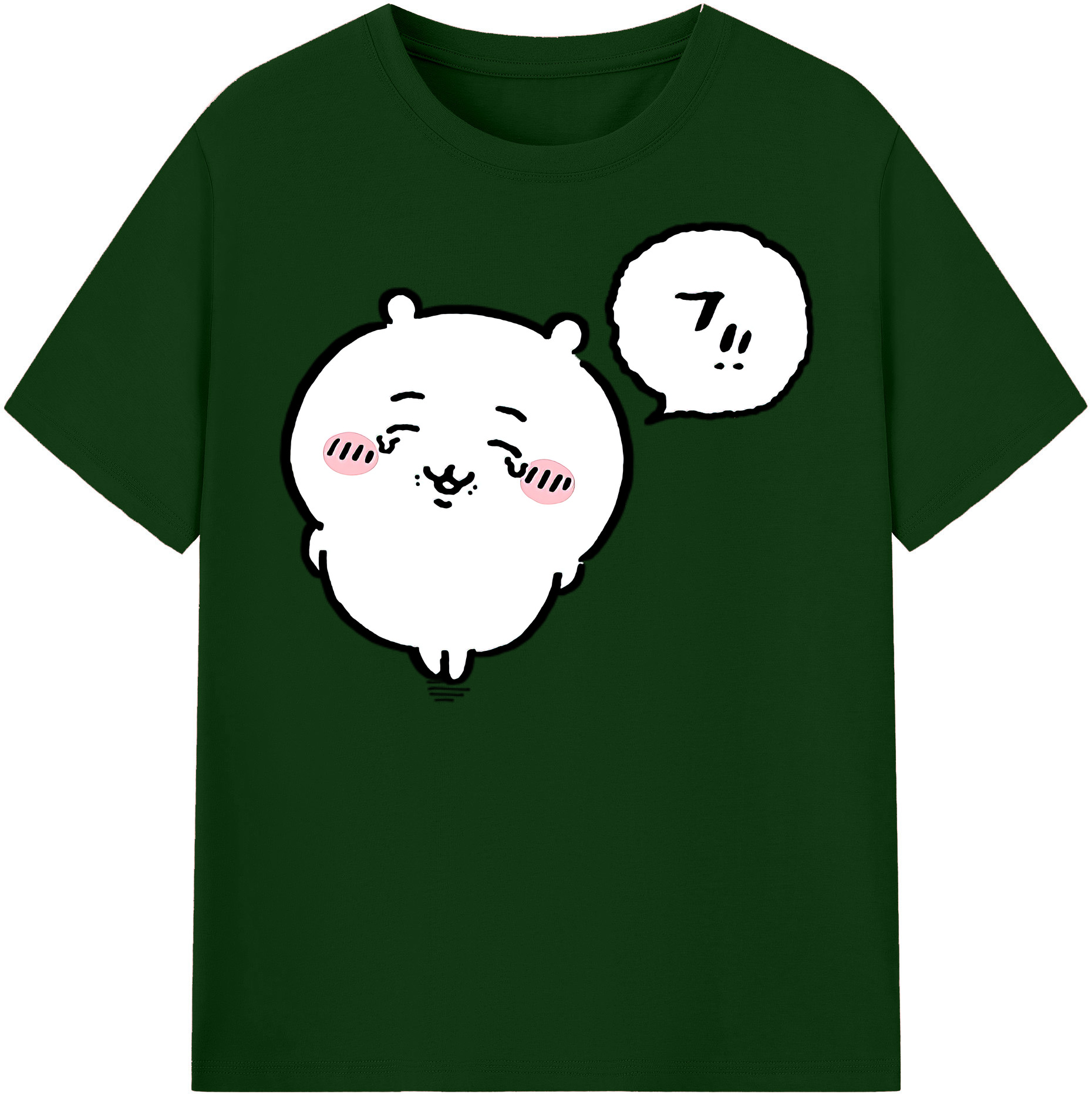 （画像用） ちいかわ ちいかわ Chii-kawa chiikawa 綿100％半袖Tシャツ（フロントプリント）